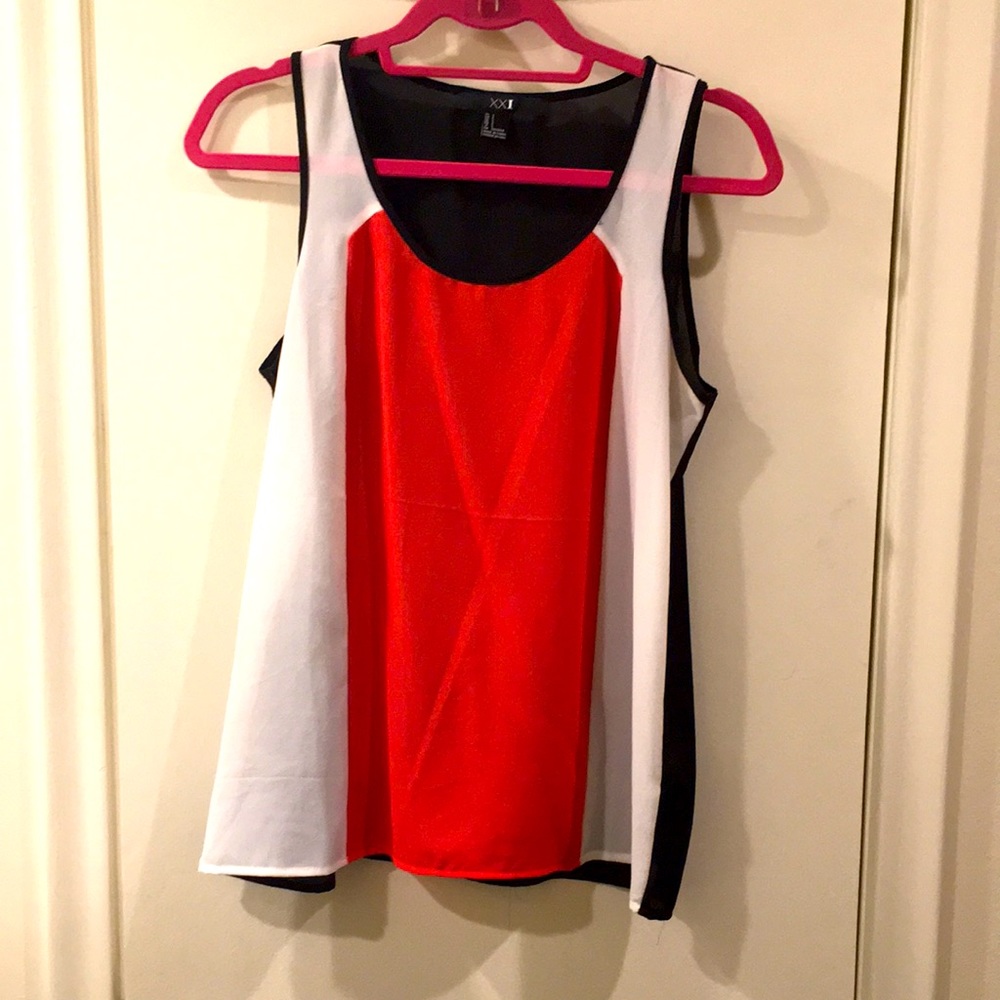 Sleeveless blouse